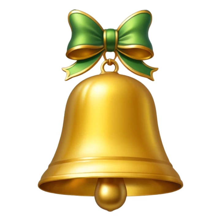 christmas emoji photobooth bell sticker