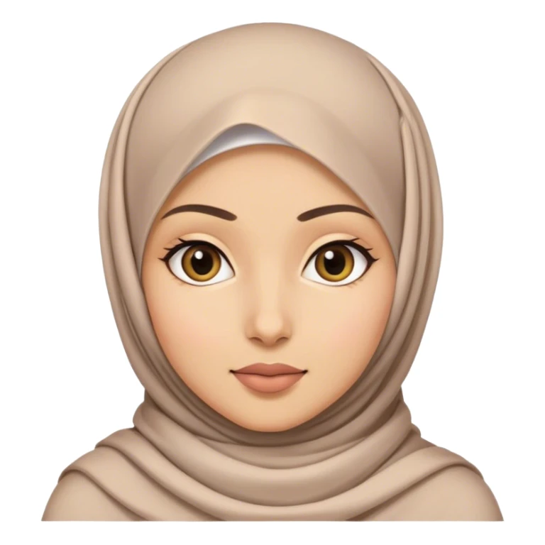 une petite fille voilée  sticker