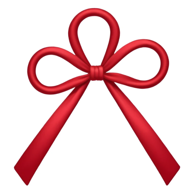 Me gustaría un moño bordó casi rojo sticker