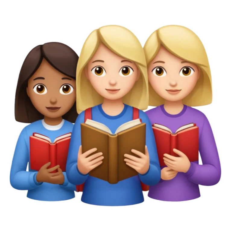 books club girls only sticker