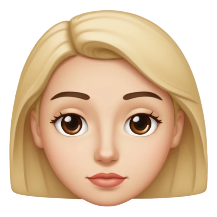 with a little dot on the top of the left lip part a fuller eyebrows sticker