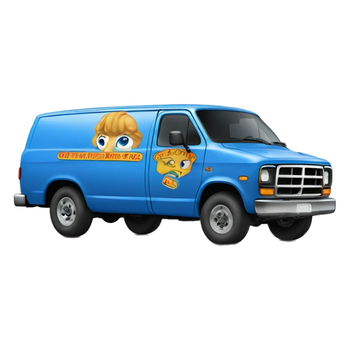 blue Dodge RAM Van Oh-Kay Plumbing & Heating 1986  sticker