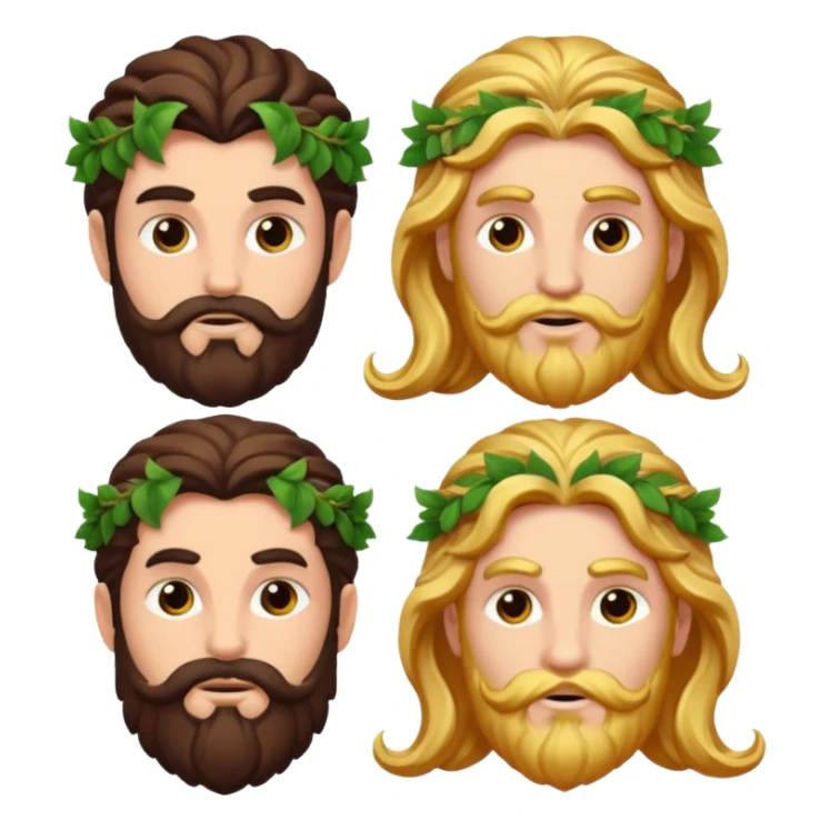 dionysus, zeus, and semele  sticker