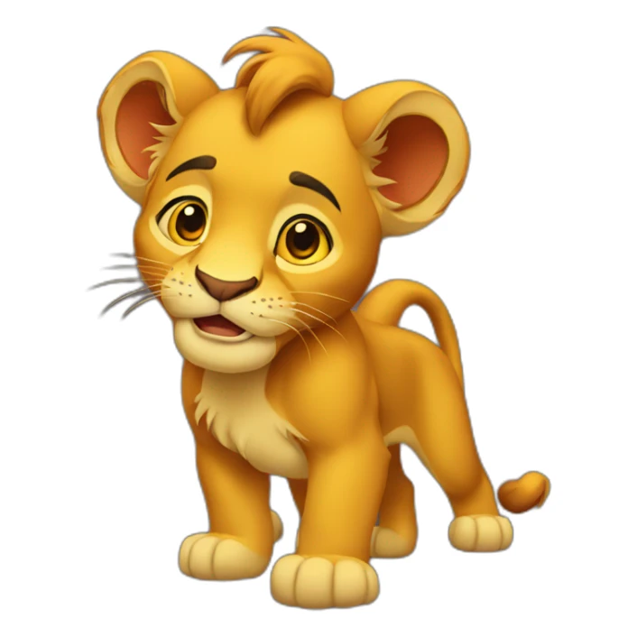 Simba sticker