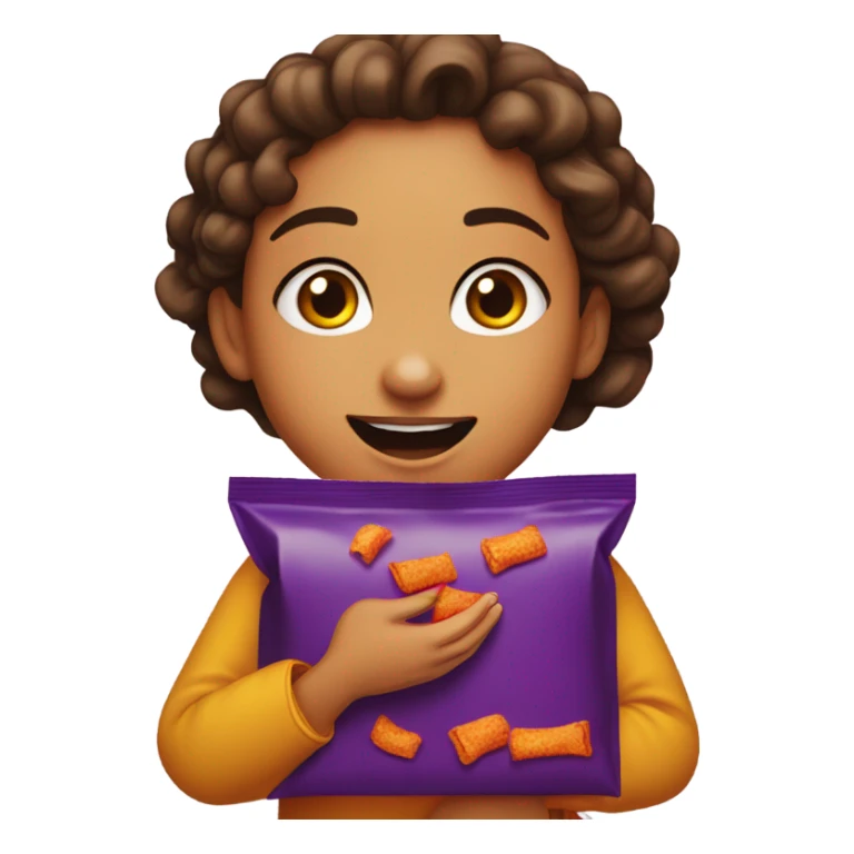Girl eating takis sticker