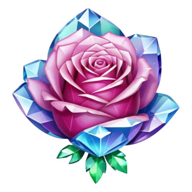 ReeRose made out of broken crystal

 sticker