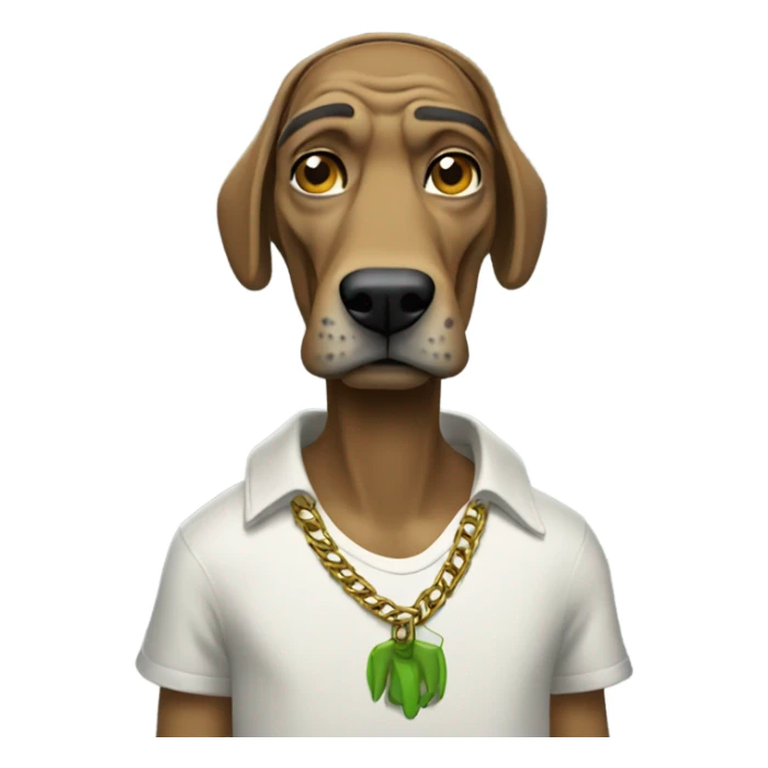 Snoop dogg wearing dinosaur costume  sticker