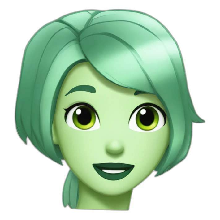 shego kim possible short hair sticker