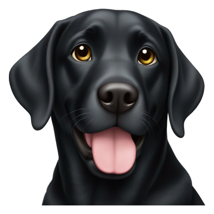 black lab sticker
