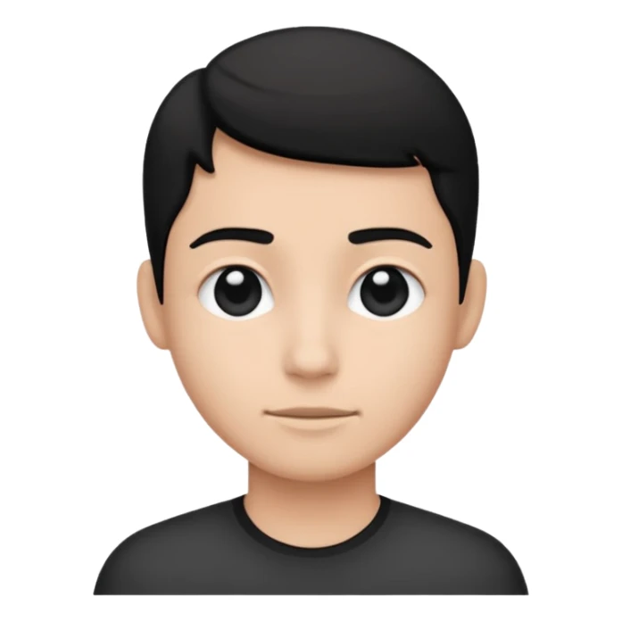 😶 with black and white colour  sticker