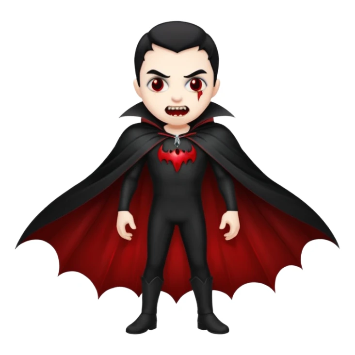 Create an emoji of  a scary Vampire full bodied sticker