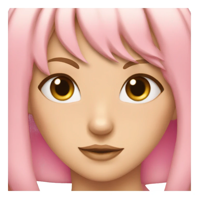 Blonde catgirl with pinks eyes  sticker
