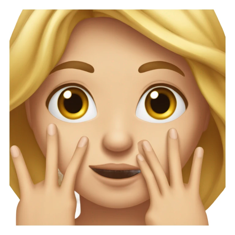 gratter avant bras de manière paniquer  sticker