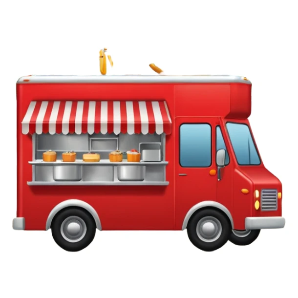 Festival Food Truck red sticker