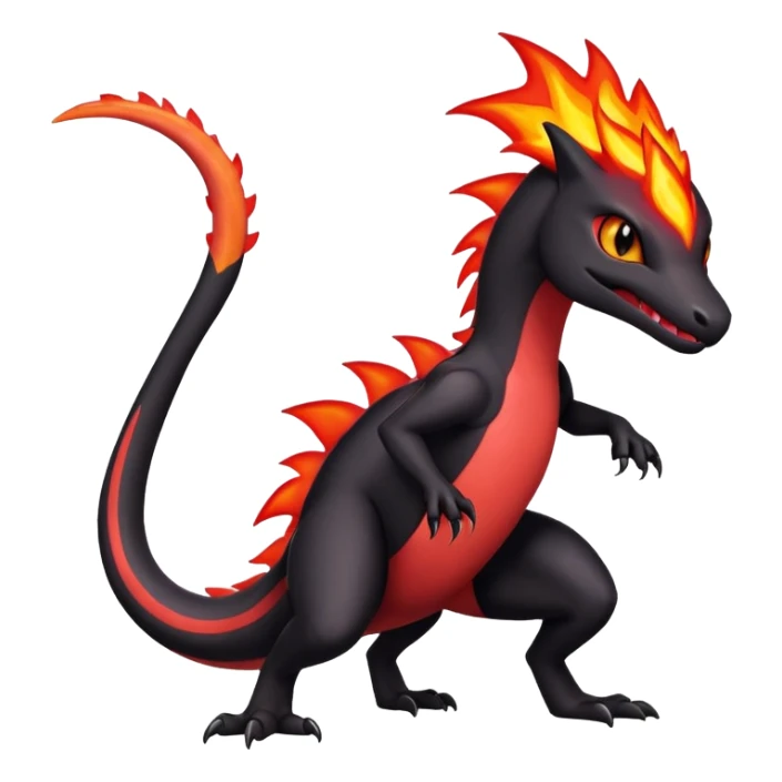 Salandit-Salazzle-Litten-Hybrid (Full body) sticker