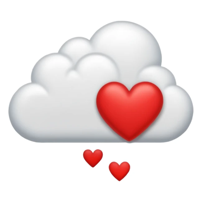 Puedes hacerme una nube pensando y dentro ese emoji sticker