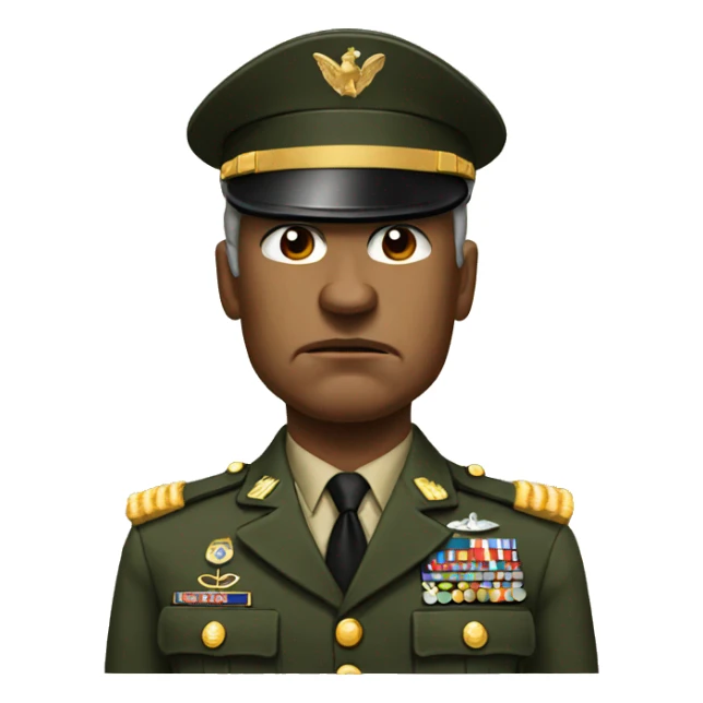general of army usa angry sticker