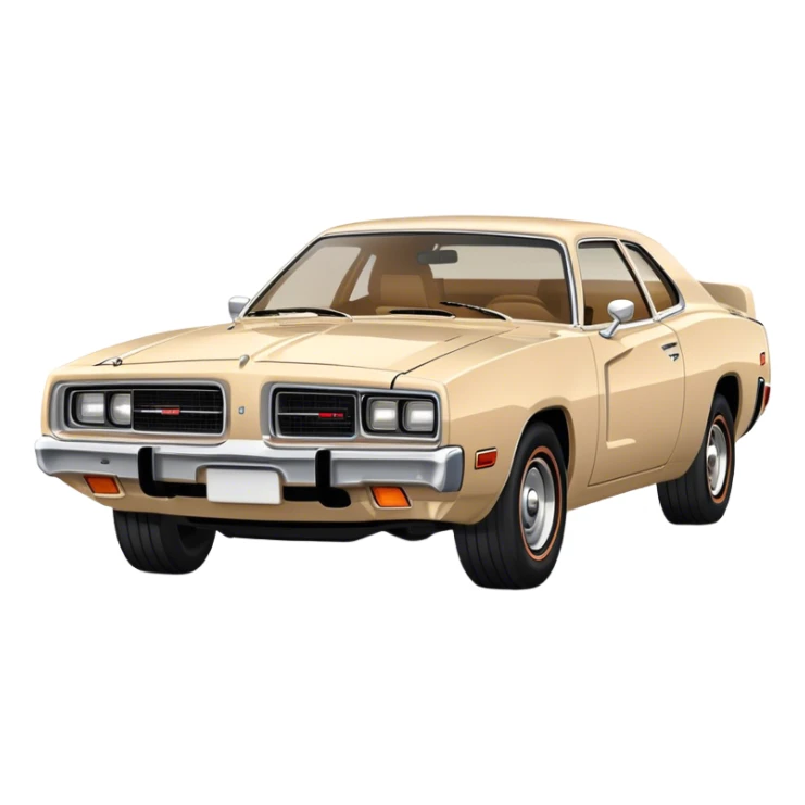 1979 beige dodge charger sticker
