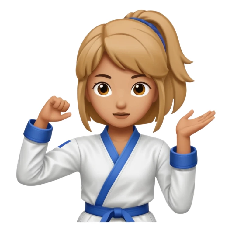 Taekwondo girl  sticker