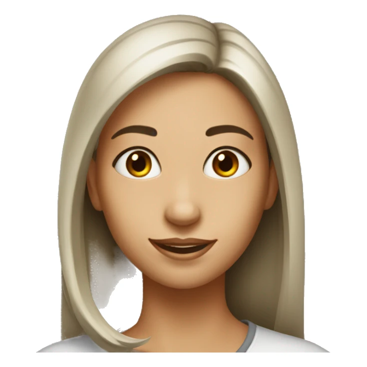 Female-Shiny-with-happiness-dark-brown-eyes sticker