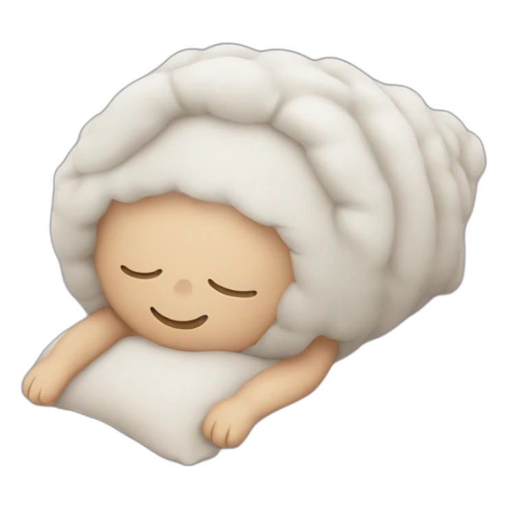sleeping sticker