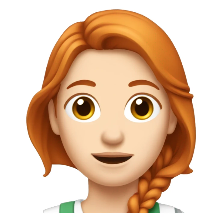 Femme rousse qui croise Les bras  sticker