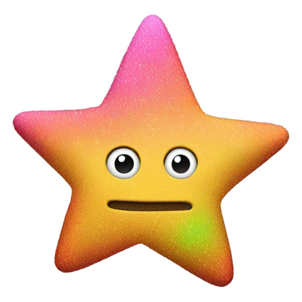 a star with a hat sticker