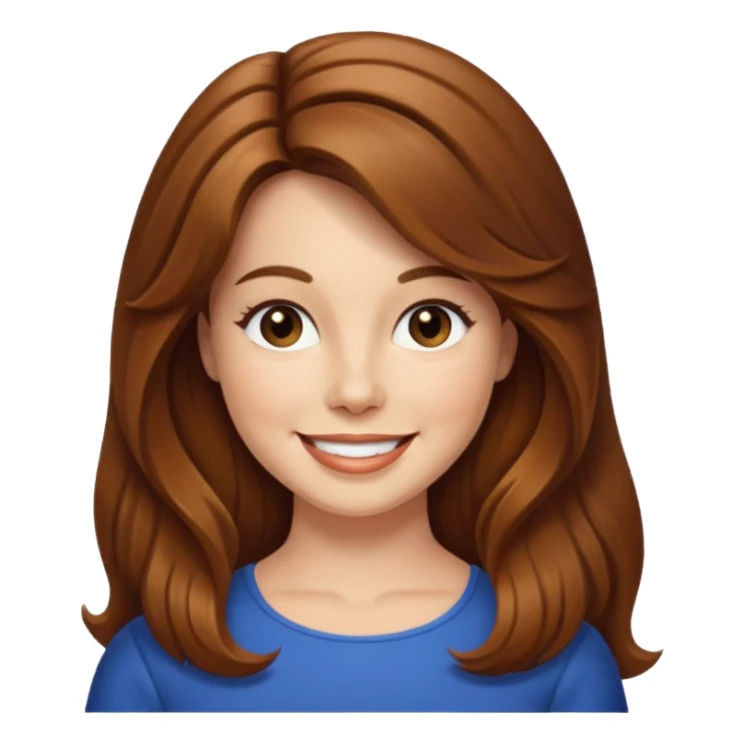 Lee Purcell with long hair sticker