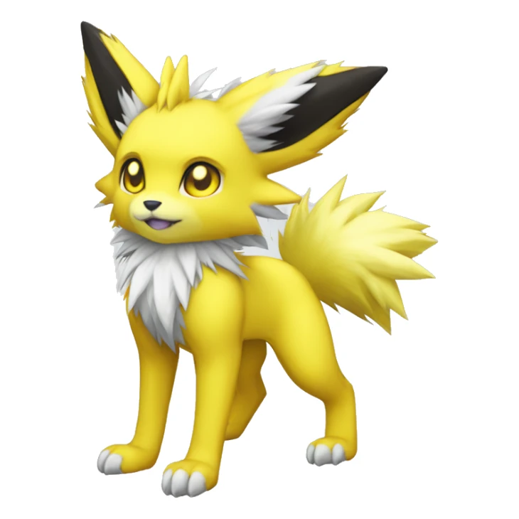Renamon-Jolteon-Zeraora full body sticker