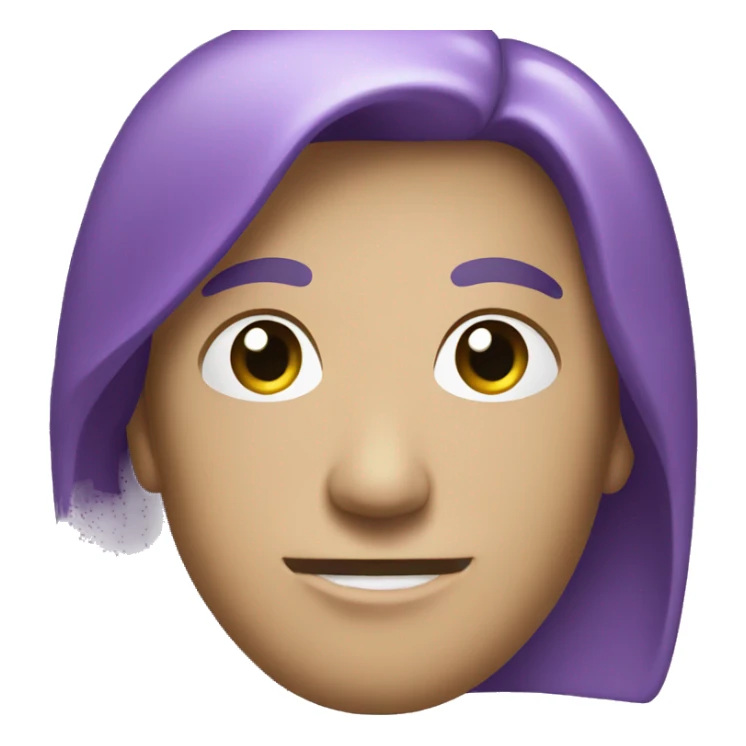 apple iphone 15 color in purple  sticker