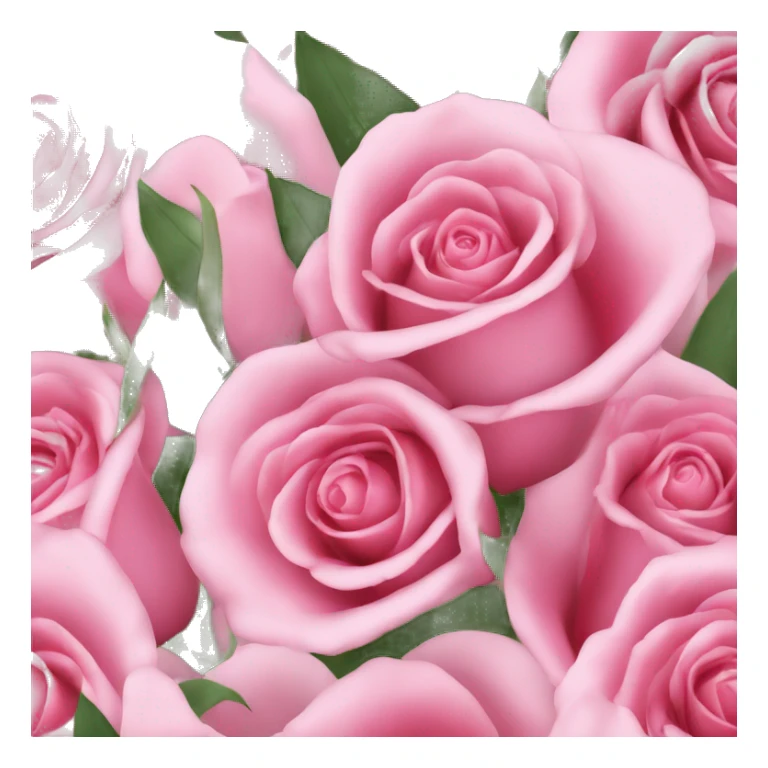 A bouquet Of rosa lilys with a rosa wrap sticker