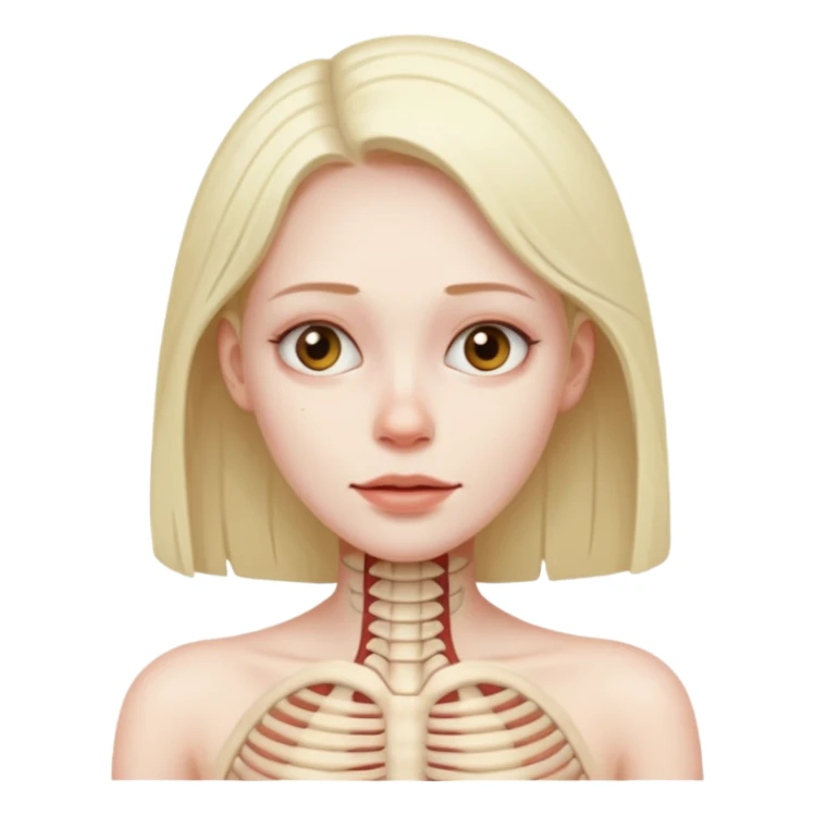 woman with eating disorder sticker