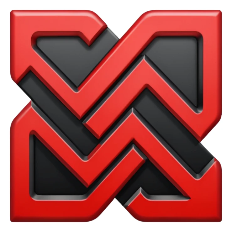 Signo nazi rojo y negro sticker