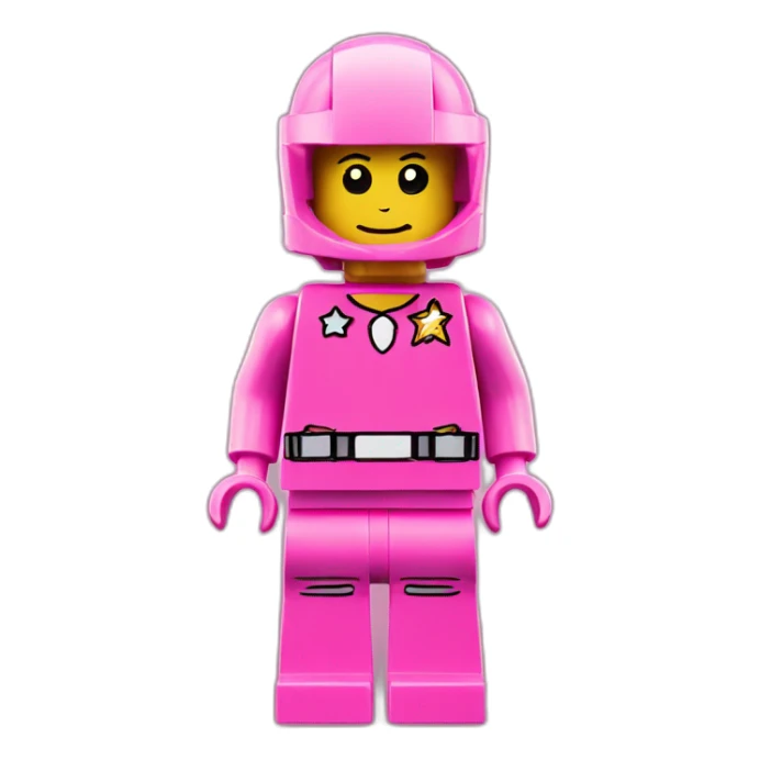 lego-defender-pink-with-stars sticker