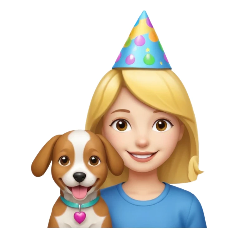 I love my owner with  a dog wearing  sticker