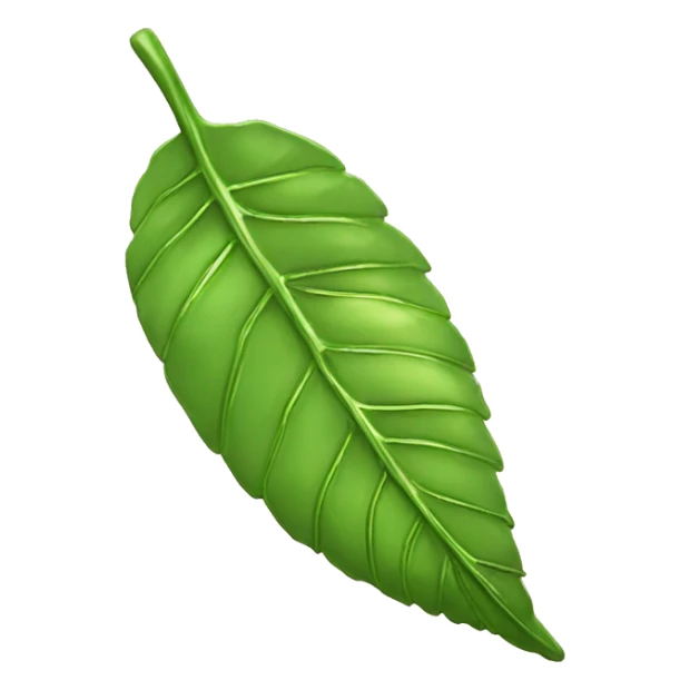 jewelry in the shape of a leaf sticker