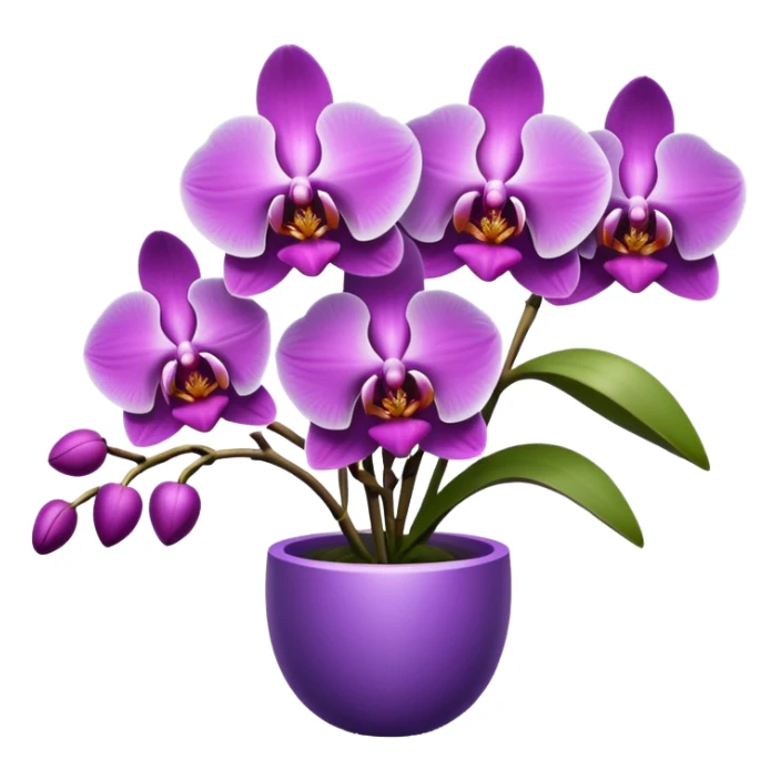 bouquet of orchids sticker