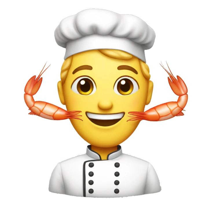 chef shrimp sticker