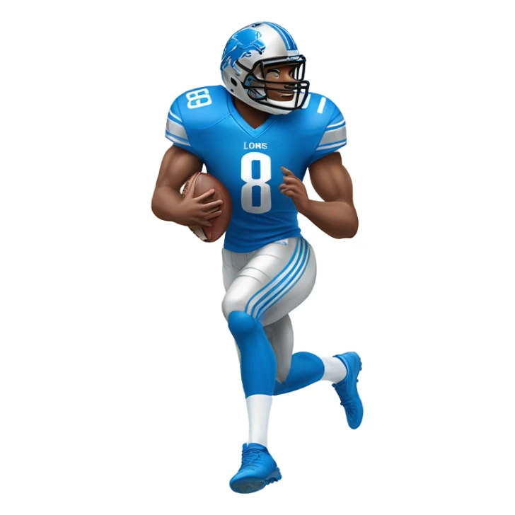 Make the lions wide receiver Calvin Johnson  sticker