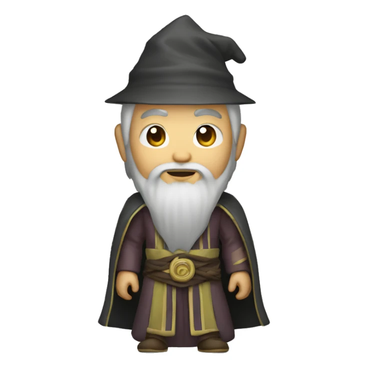 Asian master wizard sticker