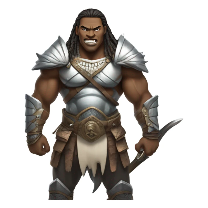 Big shark men leaders sticker