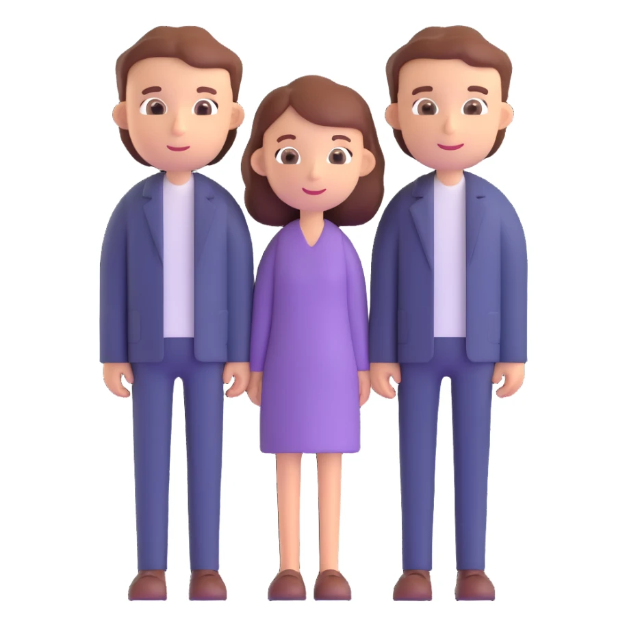 a pair of working parents sticker