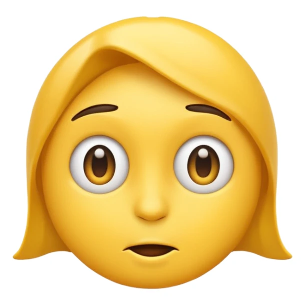 Emoji giving the side eye to someone sticker