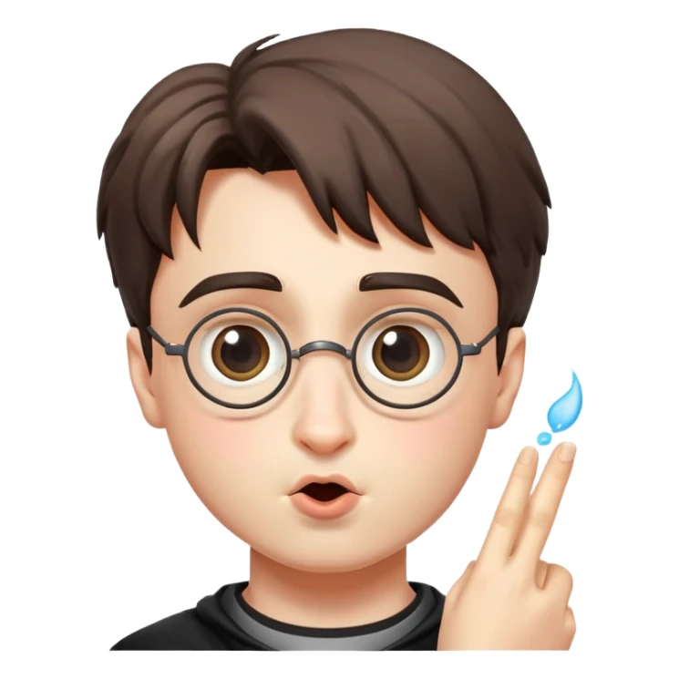 Harry Potter blowing kiss sticker