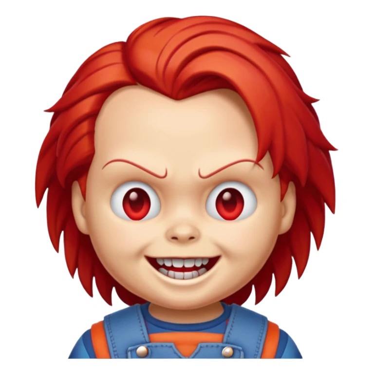 Un emojin de chuky sticker