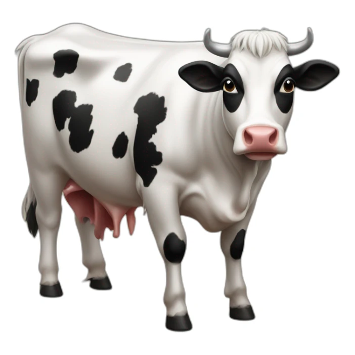 Un vache à l'abattoir sticker