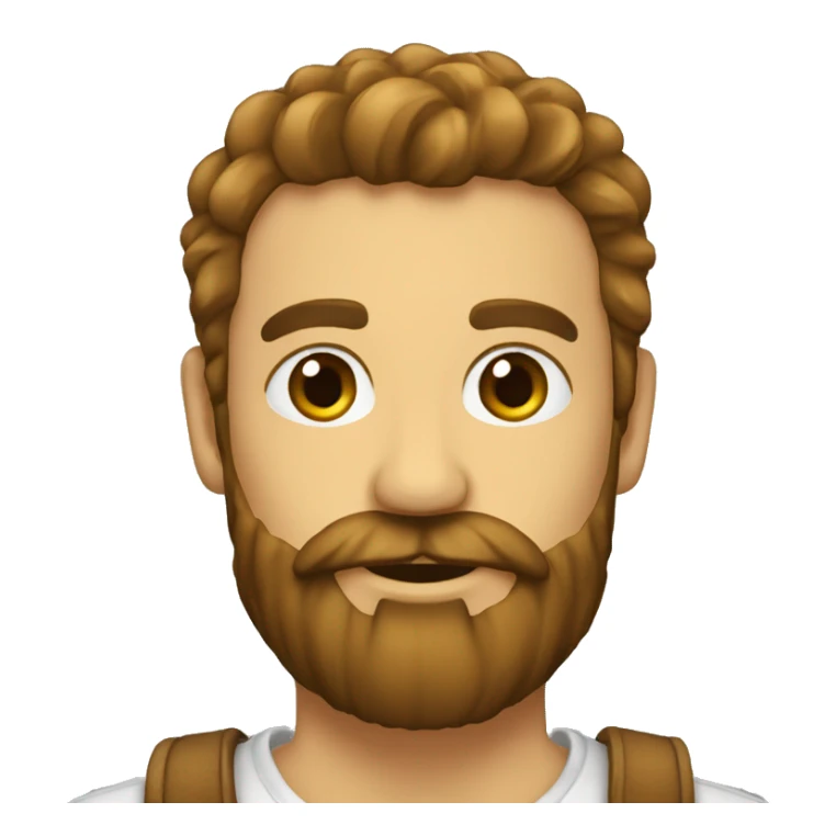 Canoso y barba candado sticker