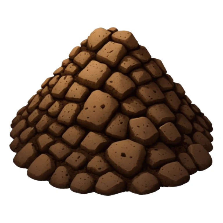 pile of soil sticker