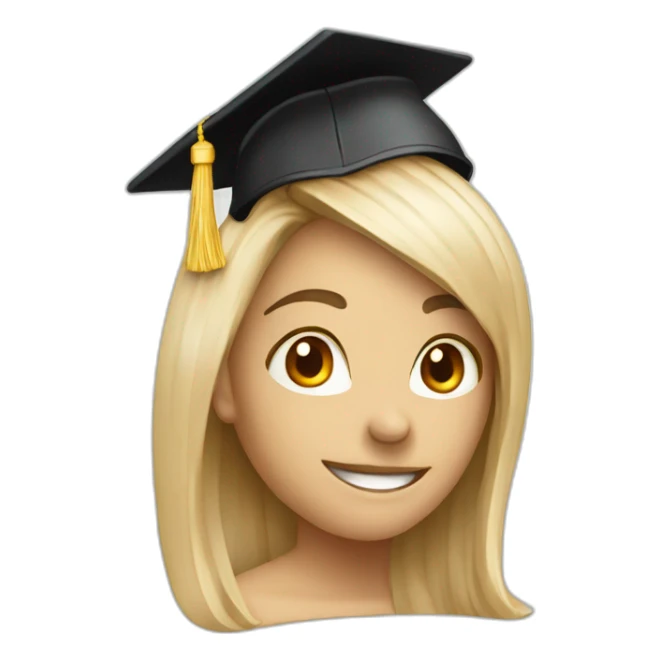 further education in HR style with Mortarboard sticker