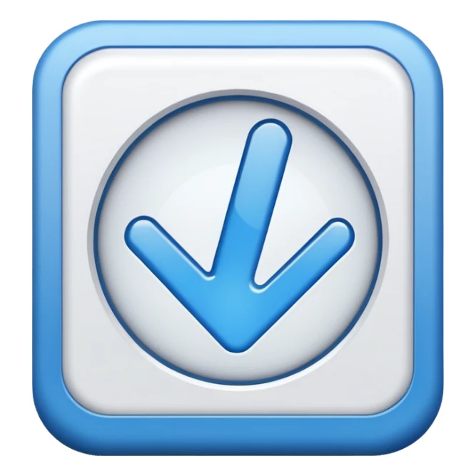 Blue tick in white box for a admin of Roblox sticker